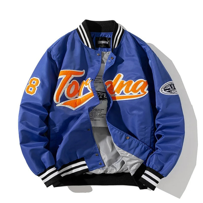 Varsity Baseball Bomber Jacket - Hip Hop Streetwear