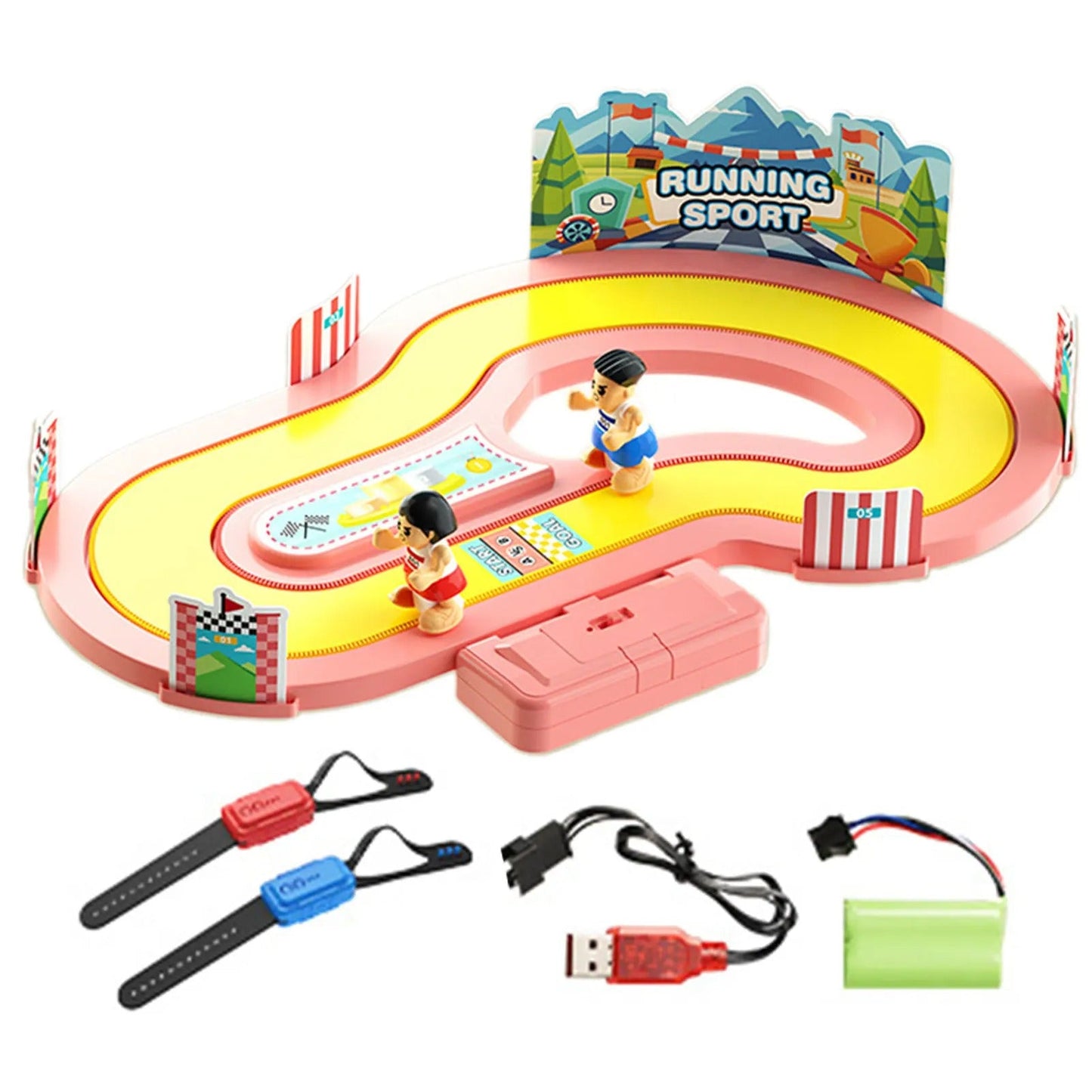 Children's somatosensory speed competition toy