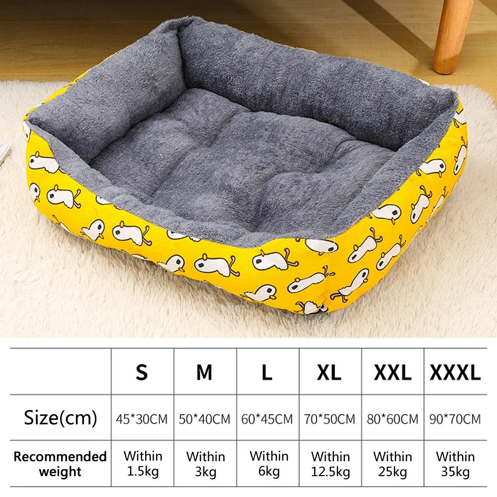 Warm Dog Bed – Cosy Plush Pet Sleeping Bed for Dogs & Cats