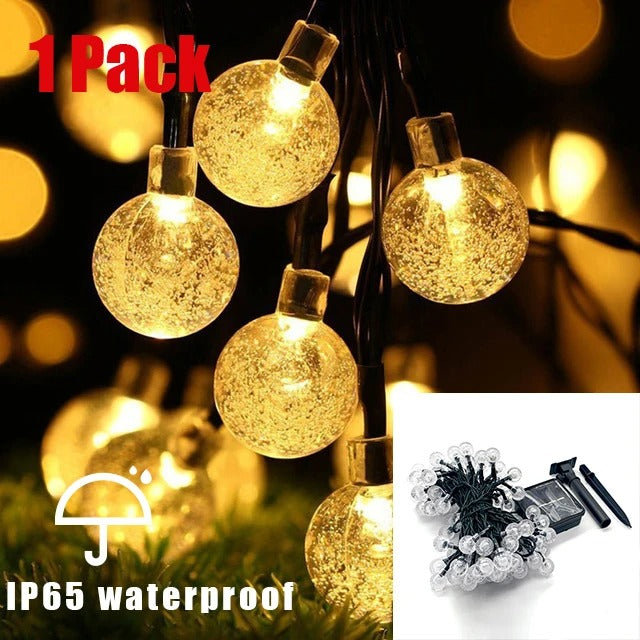 Solar LED Outdoor Fairy String Lights – 20 to 100 LED IP65 Waterproof Garden & Patio Lamps