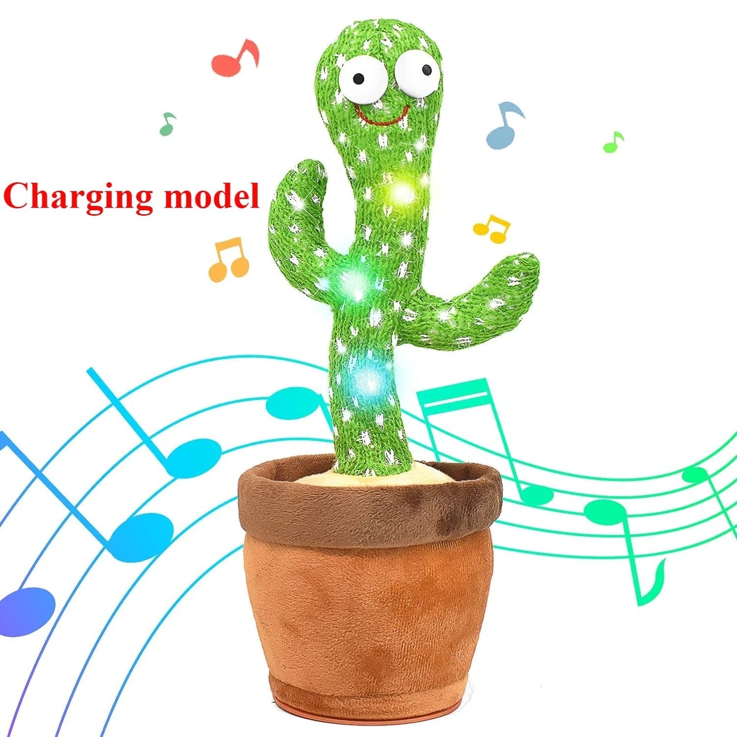 Talking Cactus Toy – Interactive Repeating Singing Cactus Plush for Kids & Adults