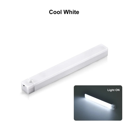 Motion Sensor LED Bar Light – USB Rechargeable Magnetic Cabinet Lamp