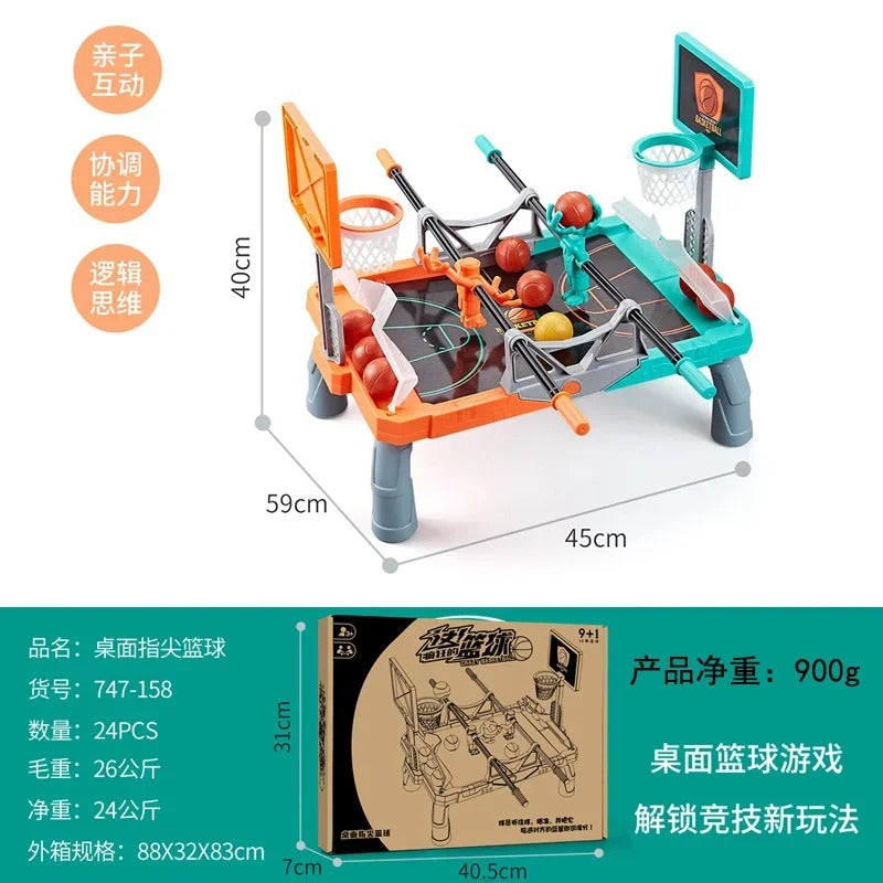 Fingertip Basketball Table Game – Mini Desktop Basketball Toy for Kids, Adults & Office Fun