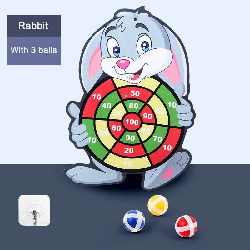 Educational Dart Board Game Toy for Kids | Safe Velcro Target Baby Toy