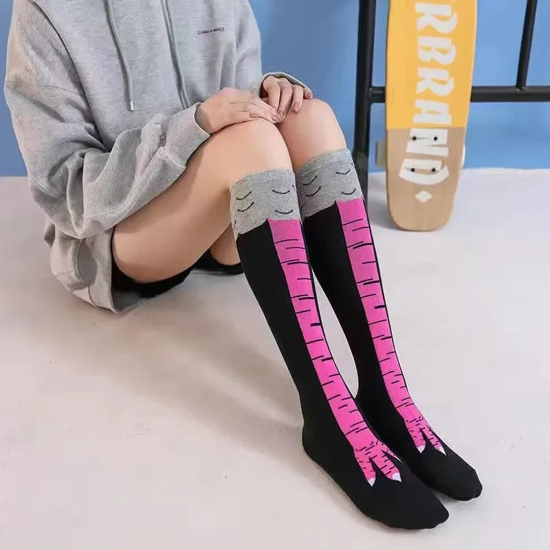 Funny 3D Chicken Socks - Novelty Animal Socks for Men & Women
