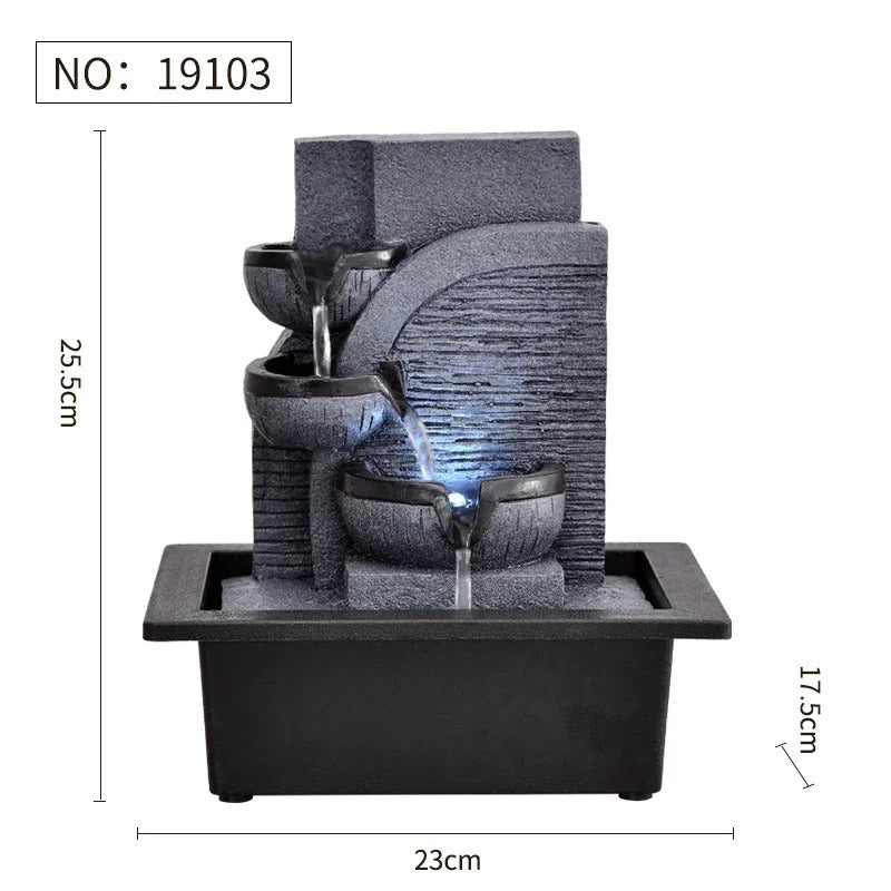 Handmade Home Decorative Fountain | Indoor Water Feature for Zen Living