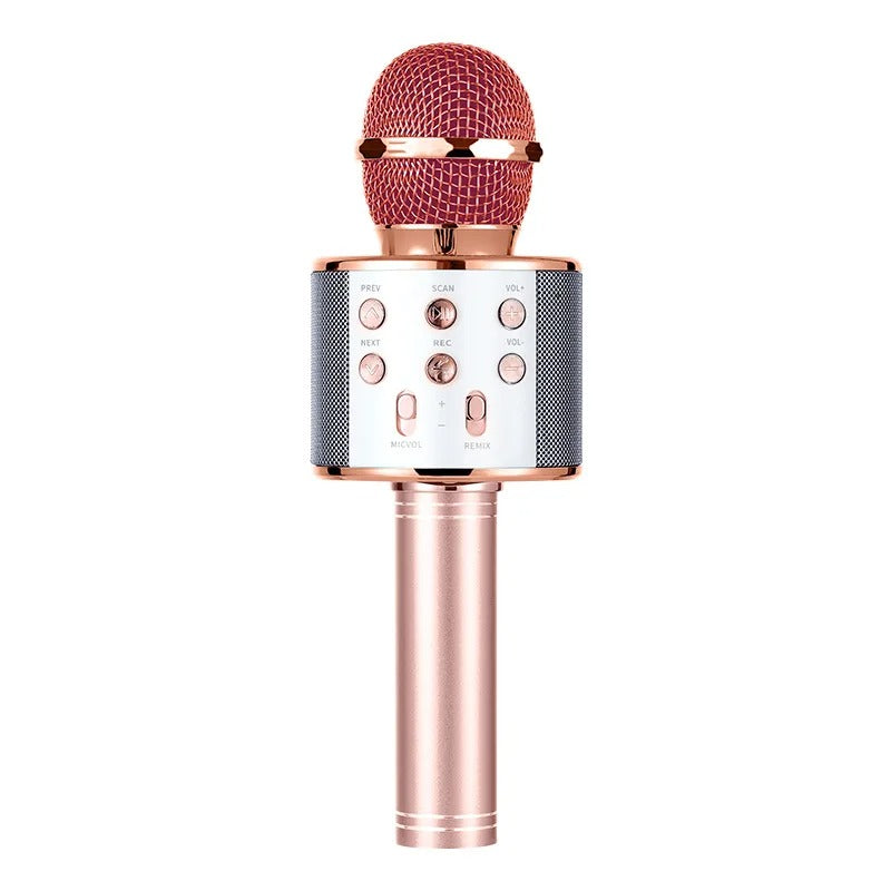 ZK20 Kids Karaoke Microphone – 5-in-1 Wireless Mic with LED Lights for Singing & Fun