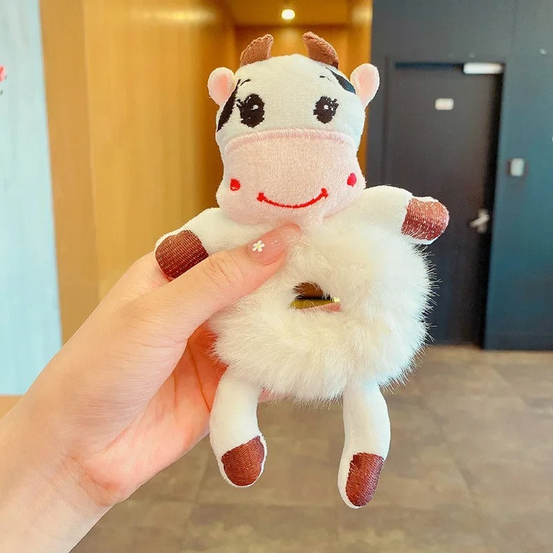 Frog Plush Hair Circle | Cute Scrunchie Wristband Toy for Girls