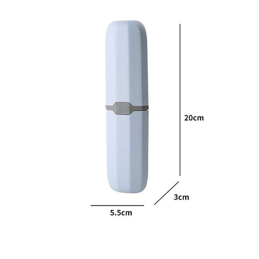 Travel Toothbrush Holder Case – Portable Hygienic Storage Box for Home, Travel & Outdoor Use - QuirkyFindsHub