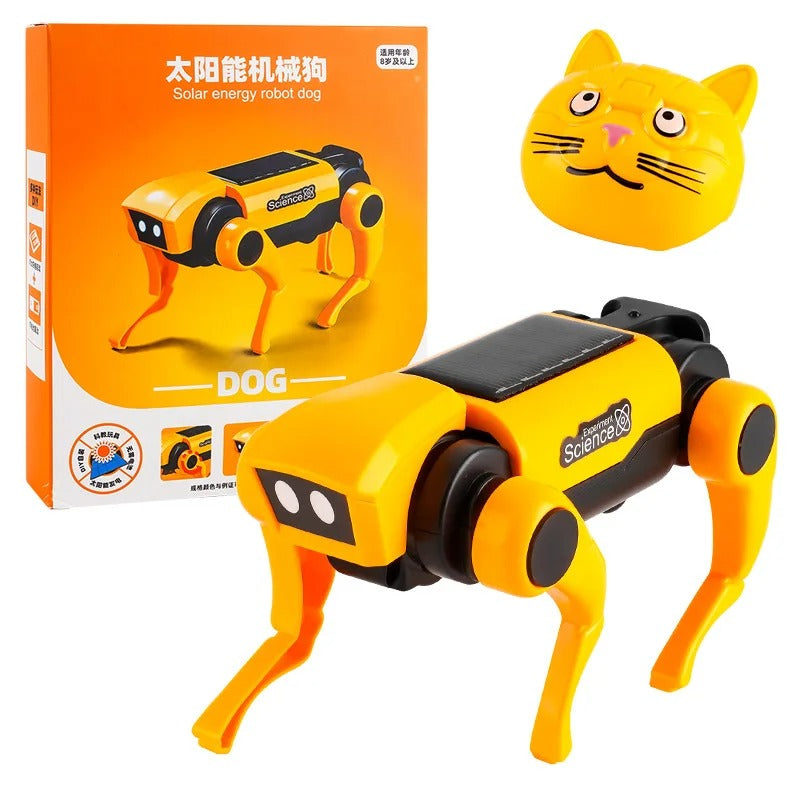 Solar Powered Robot Dog Science Kit | DIY STEM Experiment Toy for Kids
