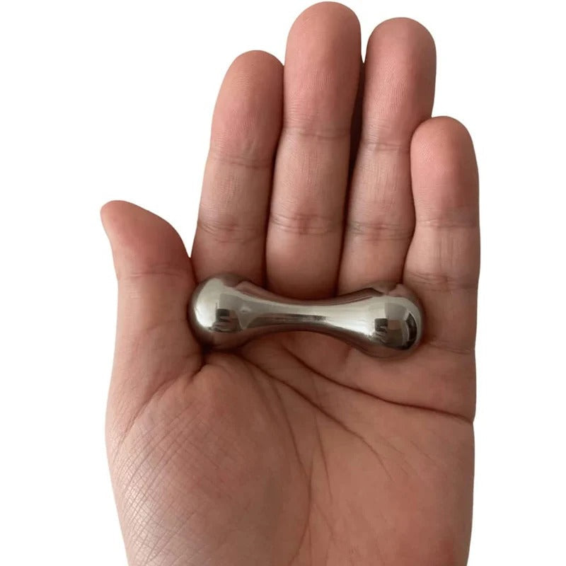 Knucklebone Stainless Steel Bone Fingertip Rotating silver