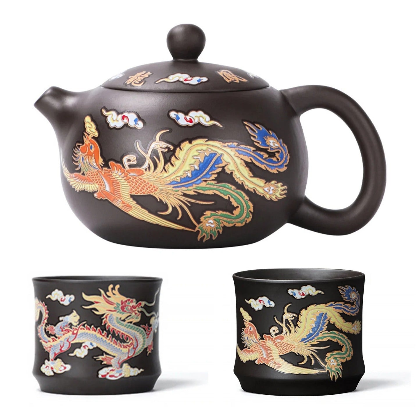 Dragons Colour-Changing Teapot – Magical Heat Sensitive Tea Set