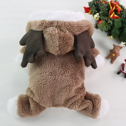 Santa Claus Dog Cat Coat Hoodies