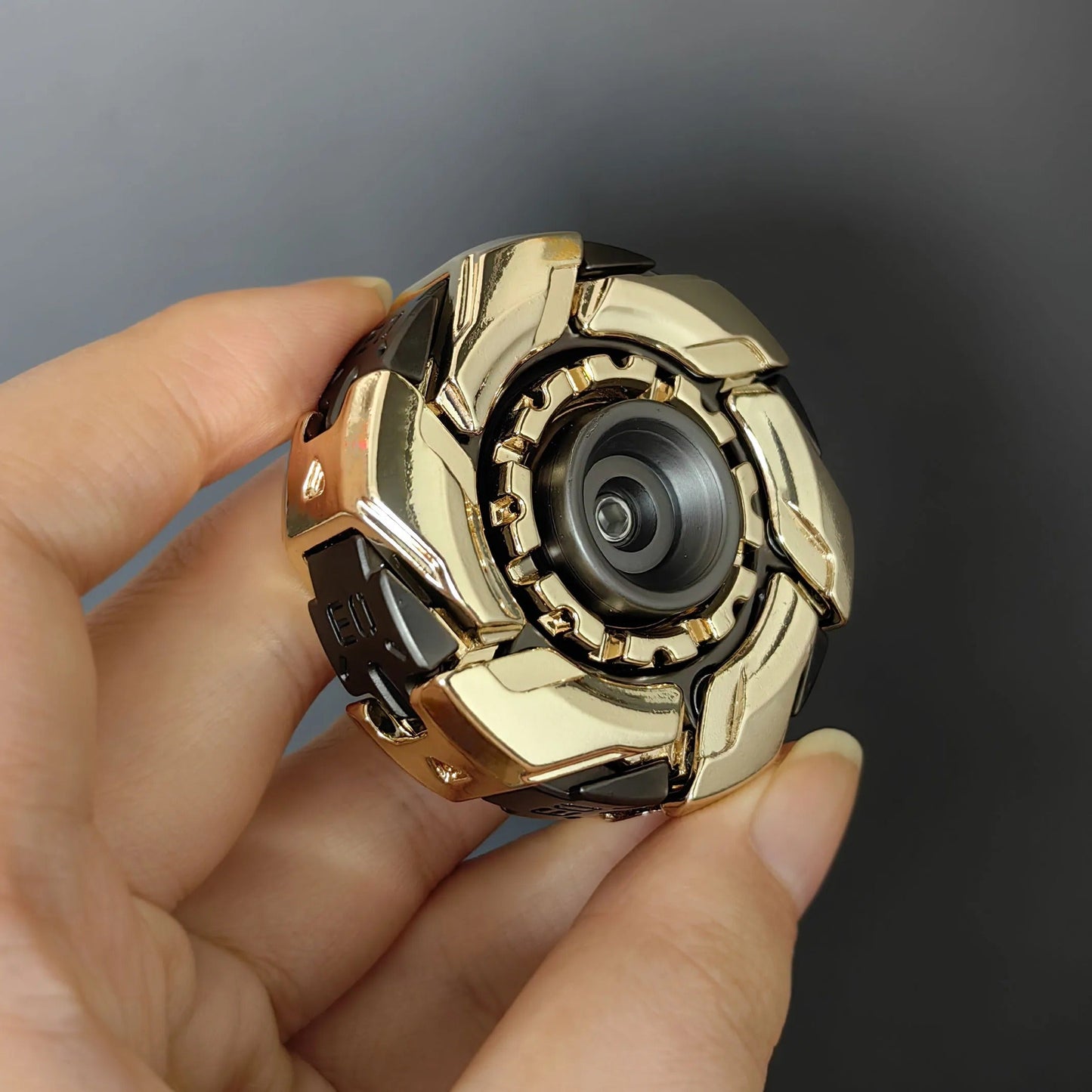 EDC Fidget Slider Open Armor Spinning Top – Premium Metal Stress Relief Toy for Adults & Collectors