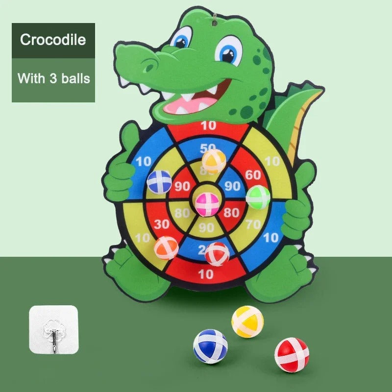 Educational Dart Board Game Toy for Kids | Safe Velcro Target Baby Toy
