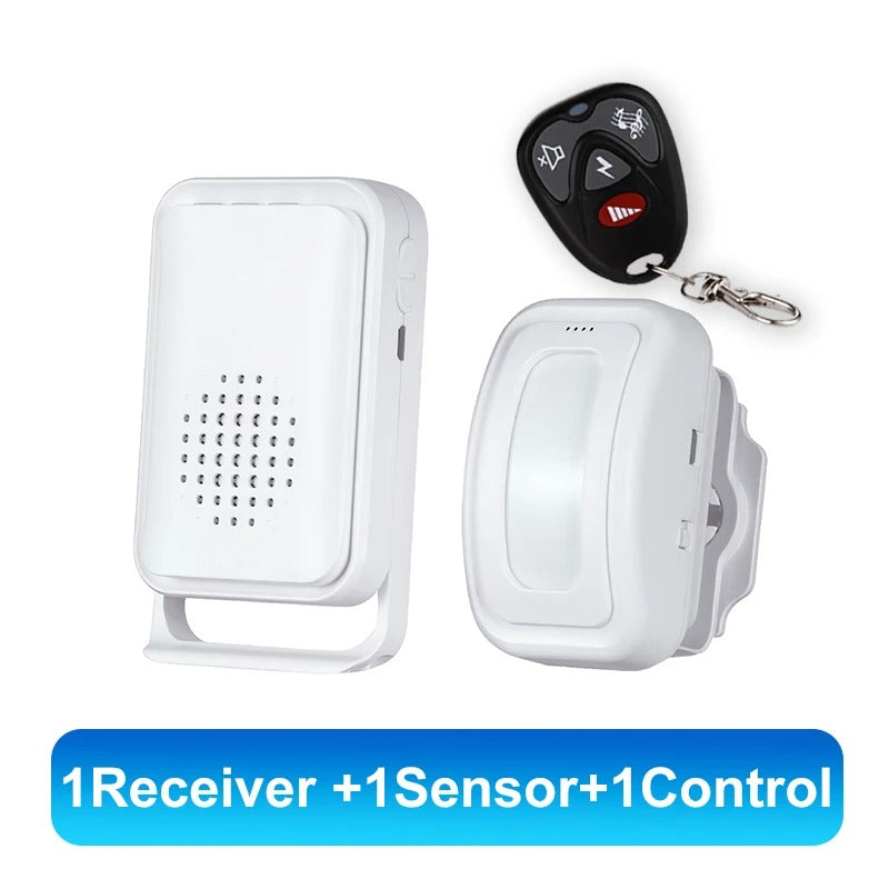 Wireless PIR Motion Sensor Doorbell – 36 Chimes, Welcome Alert & Split Induction Design