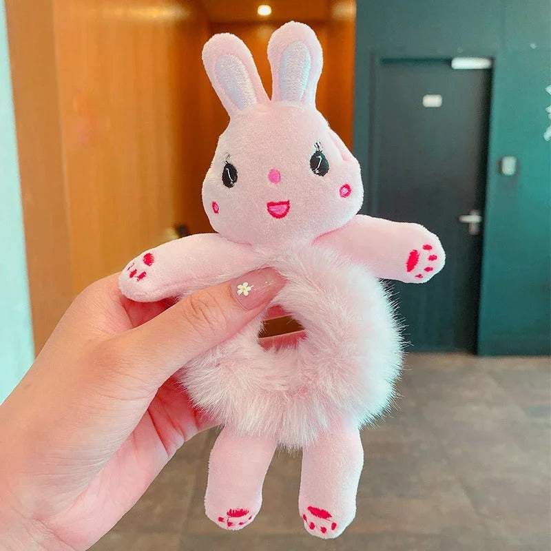 Frog Plush Hair Circle | Cute Scrunchie Wristband Toy for Girls