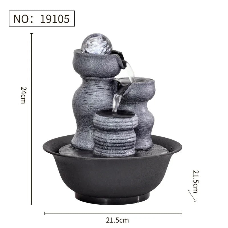 Handmade Home Decorative Fountain | Indoor Water Feature for Zen Living