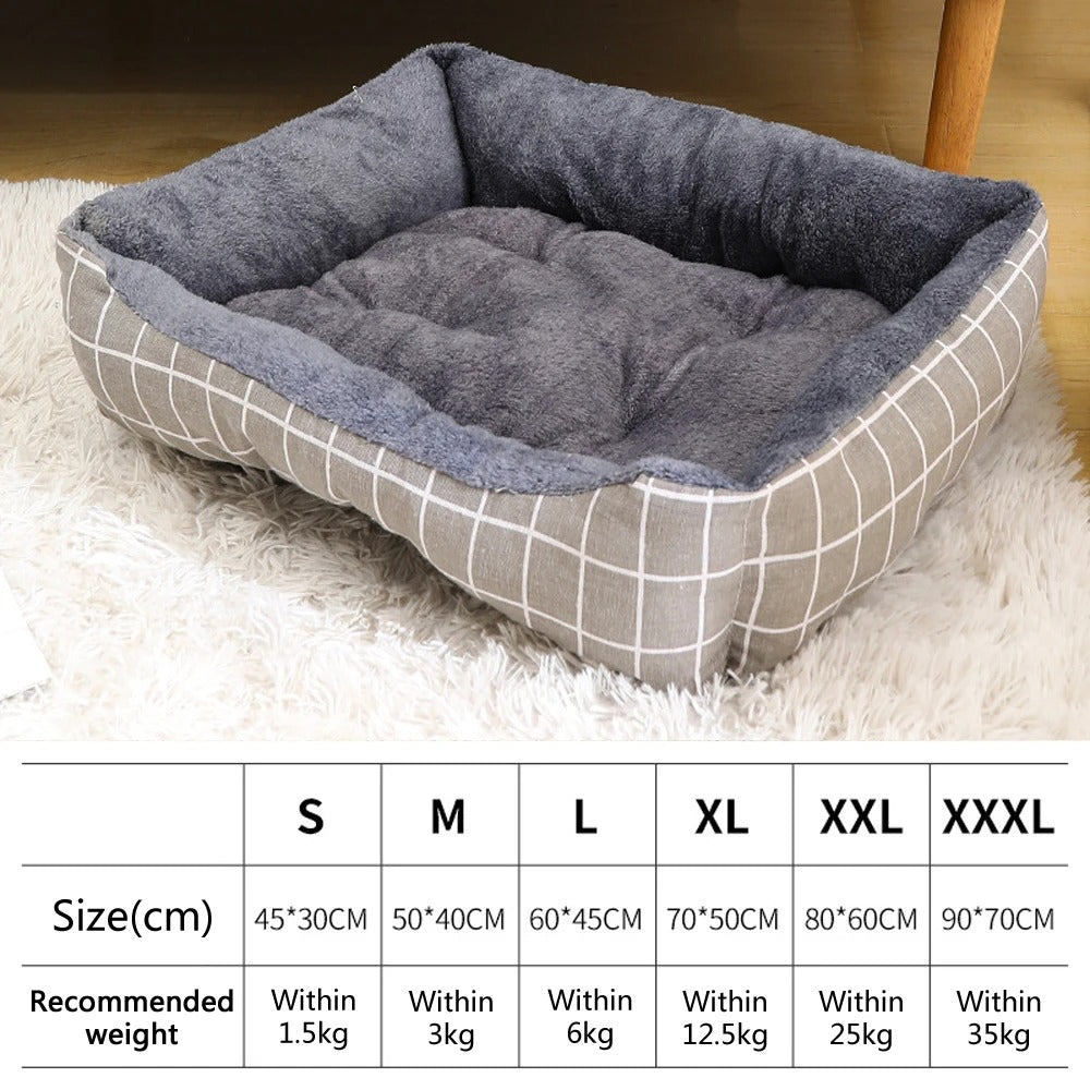 Warm Dog Bed – Cosy Plush Pet Sleeping Bed for Dogs & Cats