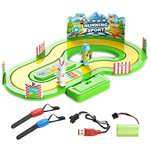 Children's somatosensory speed competition toy