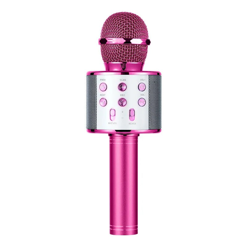 ZK20 Kids Karaoke Microphone – 5-in-1 Wireless Mic with LED Lights for Singing & Fun