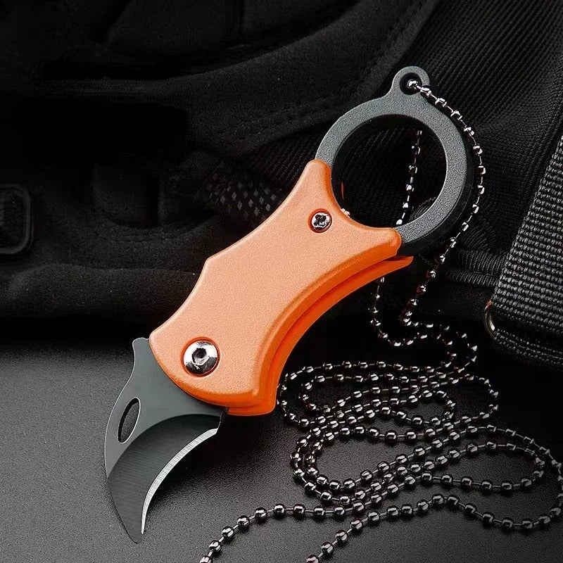 EDC Folding Pocket Knife | Fox Claw Key Chain Box Cutter for Camping & Outdoor Use