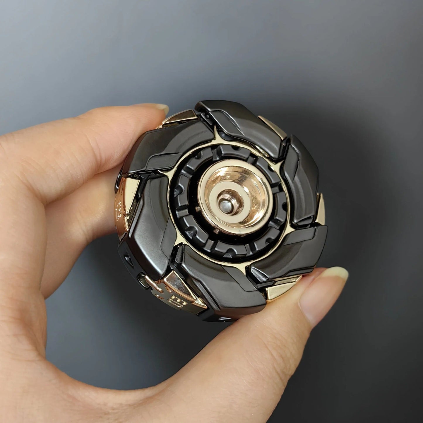 EDC Fidget Slider Open Armor Spinning Top – Premium Metal Stress Relief Toy for Adults & Collectors