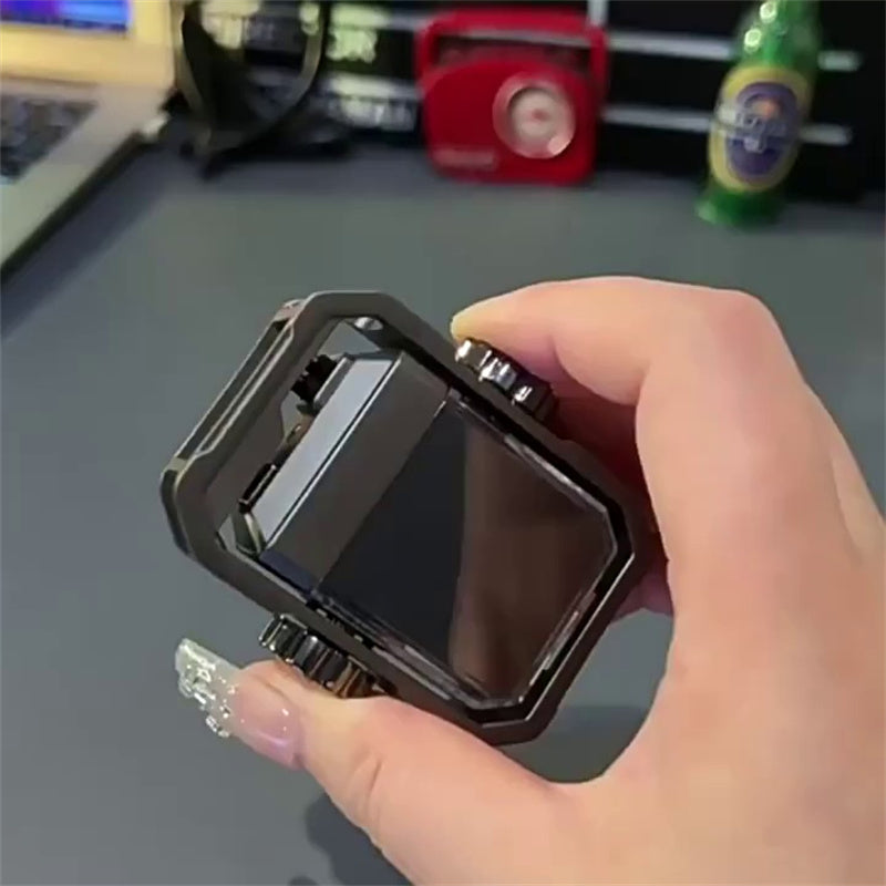 Cyberpunk Fidget Spinner - Metal EDC Multifunction Hand Spinner for ADHD & Stress Relief