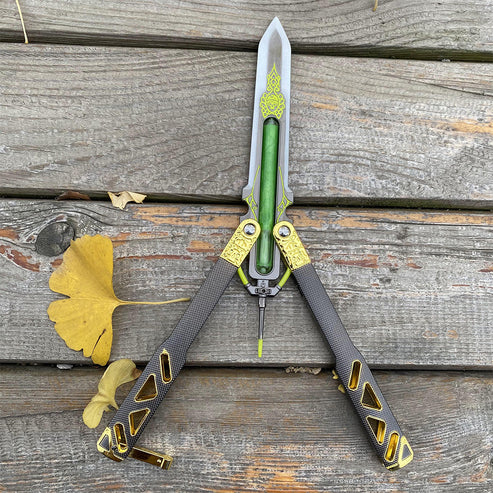 Apex Legends Octane Balisong Heirloom - Metal Butterfly Knife Replica