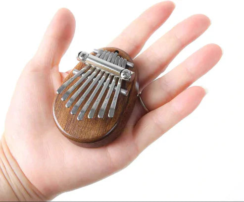 Wooden Mini 8 Keys Pocket Kalimba - Portable Thumb Piano