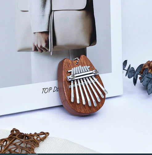 Wooden Mini 8 Keys Pocket Kalimba - Portable Thumb Piano