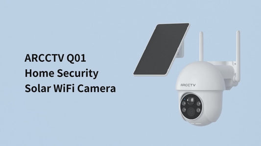 ARCCTV 2K Solar WiFi PTZ Security Camera – Color Night Vision & Two-Way Audio