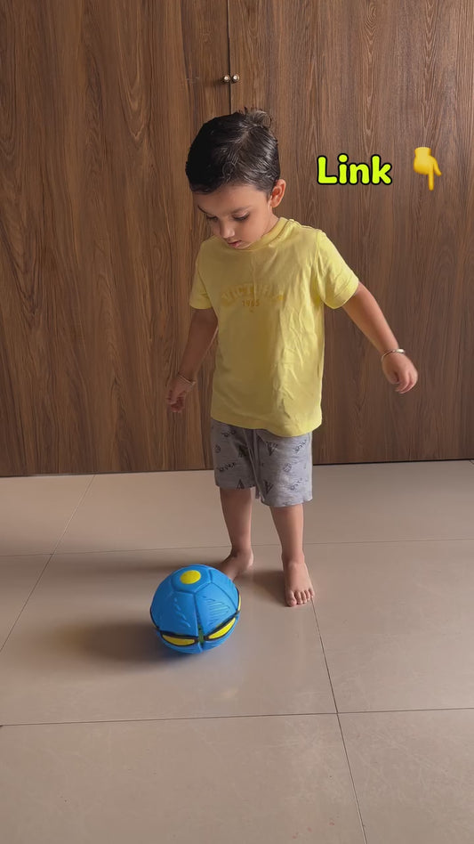 Flying Saucer Ball Magic Deformation Foot Pressure Decompression