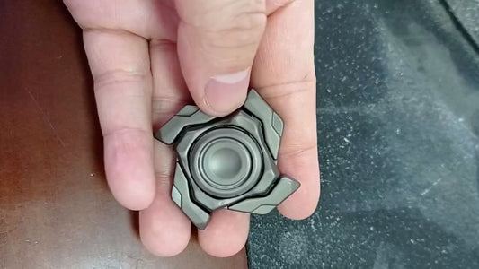 Mini Armor Metal Fidget Spinner – Premium EDC Stress Relief Toy for Adults & Collectors