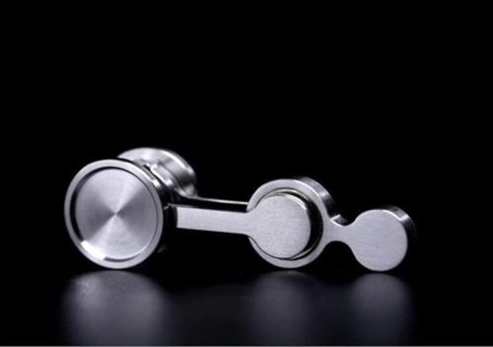 Anti-Anxiety Double Pendulum Fidget Spinner – Full Stainless Steel | Ceramic Bearings | ADHD & Stress Relief