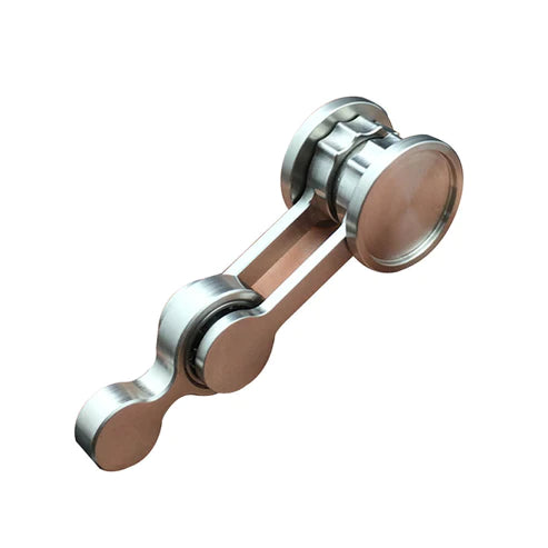 Anti-Anxiety Double Pendulum Fidget Spinner – Full Stainless Steel | Ceramic Bearings | ADHD & Stress Relief