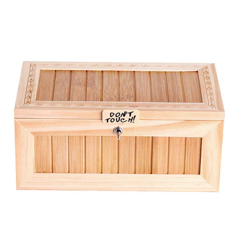 Don't Touch Wooden Box – Funny Novelty Prank Reaction Toy Gift