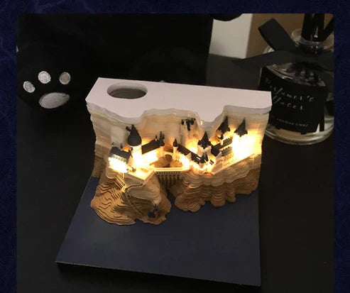 3D Magic Hogwarts Castle Notepads - Wizarding World Memo Pad