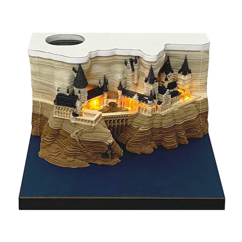 3D Magic Hogwarts Castle Notepads - Wizarding World Memo Pad