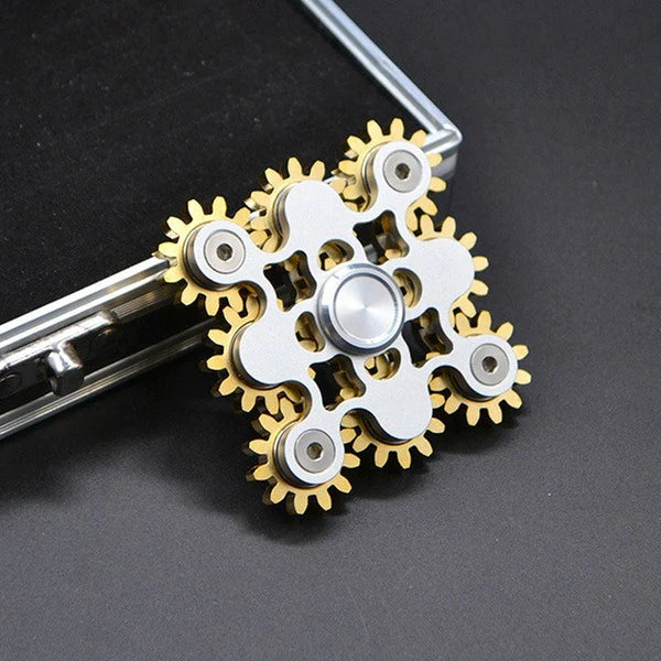 Gears Fidget Spinner – Mechanical Stress Relief Desk Toy