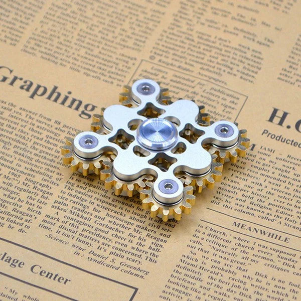 Gears Fidget Spinner – Mechanical Stress Relief Desk Toy
