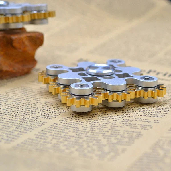 Gears Fidget Spinner – Mechanical Stress Relief Desk Toy