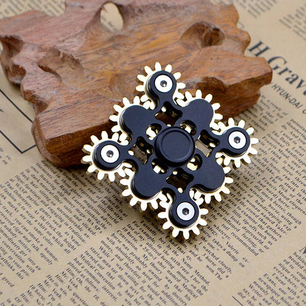 Gears Fidget Spinner – Mechanical Stress Relief Desk Toy