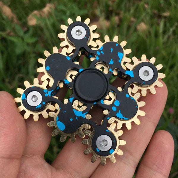 Gears Fidget Spinner – Mechanical Stress Relief Desk Toy