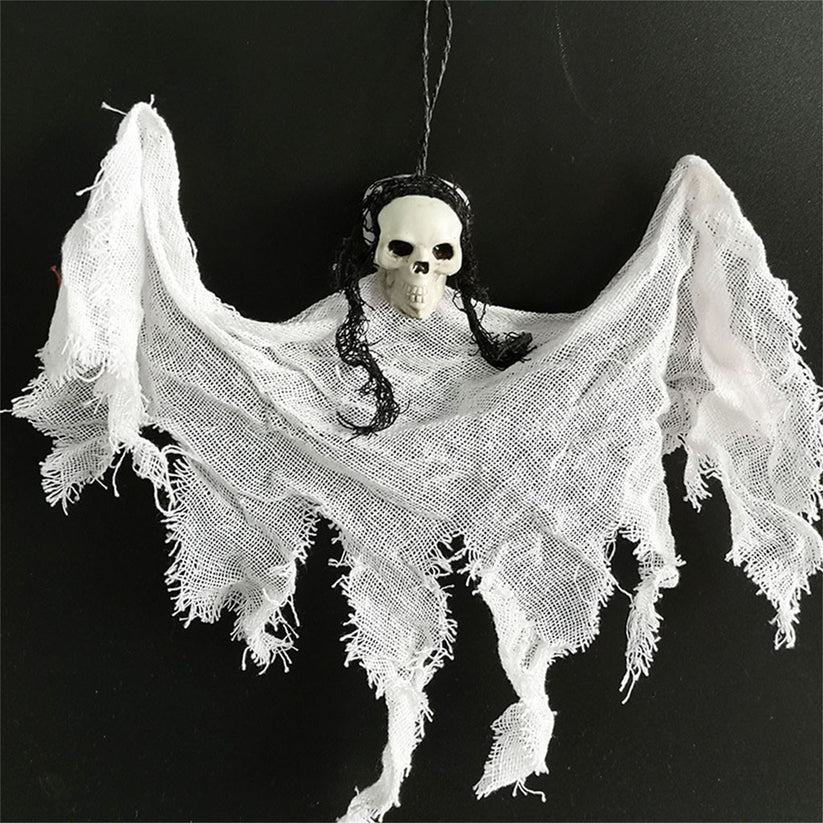 Halloween Skull Ghost Hanging Decoration – Spooky Indoor & Outdoor Festive Decor