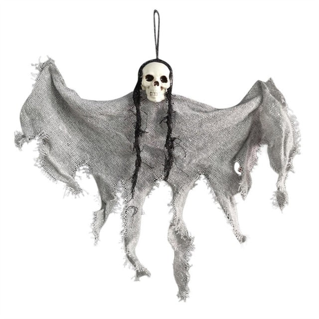 Halloween Skull Ghost Hanging Decoration – Spooky Indoor & Outdoor Festive Decor
