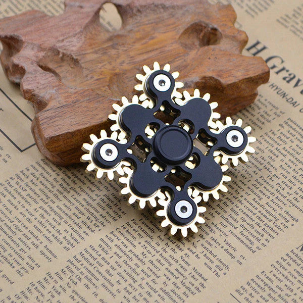 Gears Fidget Spinner – Mechanical Stress Relief Desk Toy