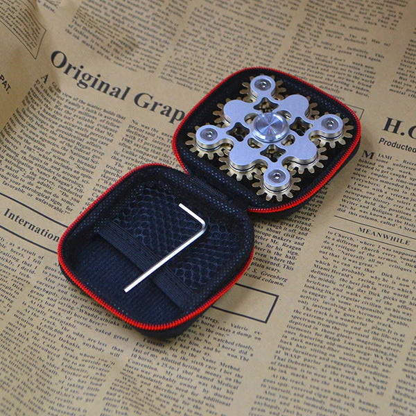 Gears Fidget Spinner – Mechanical Stress Relief Desk Toy