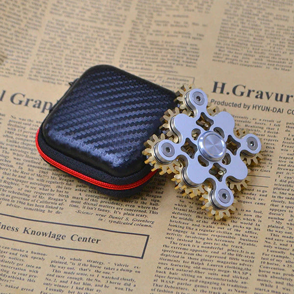 Gears Fidget Spinner – Mechanical Stress Relief Desk Toy