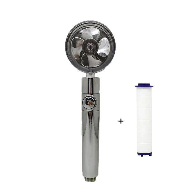 High Pressure Turbo Shower Head – Handheld Hydro Jet with Water Filter